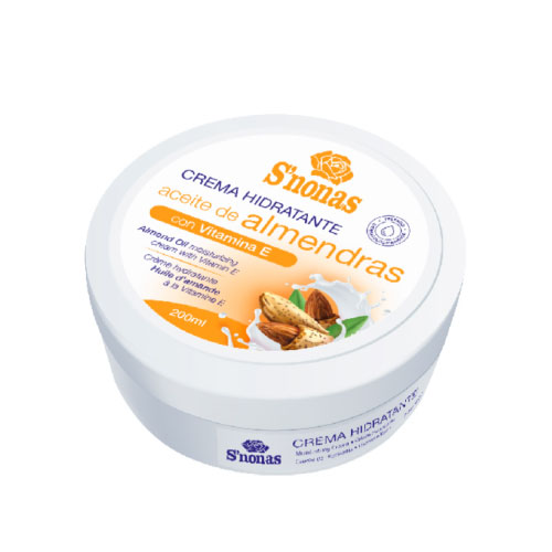 HFV01157 Crema Hidratante Almendras (200ml) - Snonas - Imagen 1