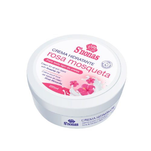 Crema Hidratante Rosa Mosqueta (200ml) - Snonas - Imagen 1