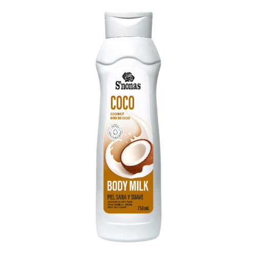 HFV01169 Body milk Coco (750 ml) - Snonas - Imagen 1