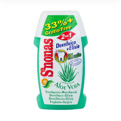 HFV01198 Dentífrico Aloe Vera (100 ml) - Snonas - Imagen 1