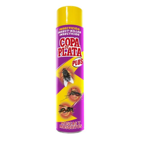 HFV01242 Insecticida Moscas y Mosquitos Copa de Plata Plus (600 ml) - Copa Plata - Imagen 1