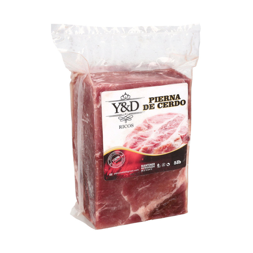 Pierna de Cerdo sin Piel y sin Hueso 5Lb - Y&D - Imagen 1