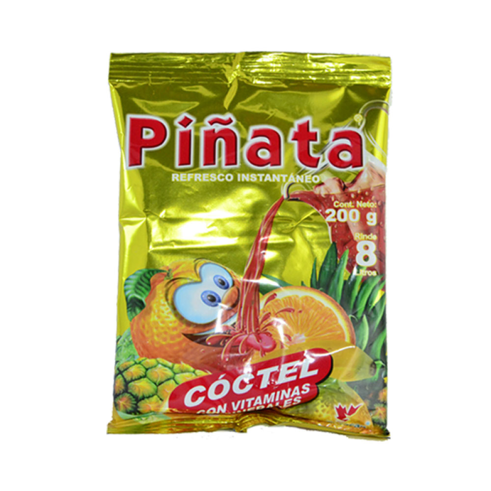Refresco Instantáneo Vitaminado de Coctel 200g - Coracán - Imagen 1