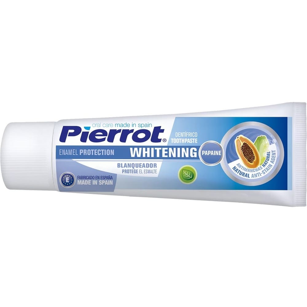 HFV00902 Pasta de Dientes blanqueadora sabor Menta Tubo 75ml - Pierrot - Imagen 1