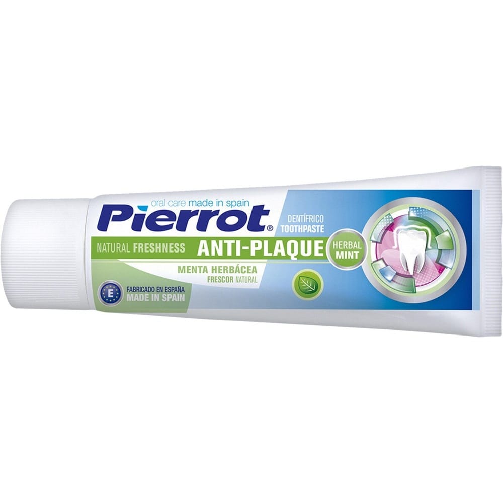 HFV00903 Pasta de dientes anti-placa sabor Menta Tubo 75ml - Pierrot - Imagen 1