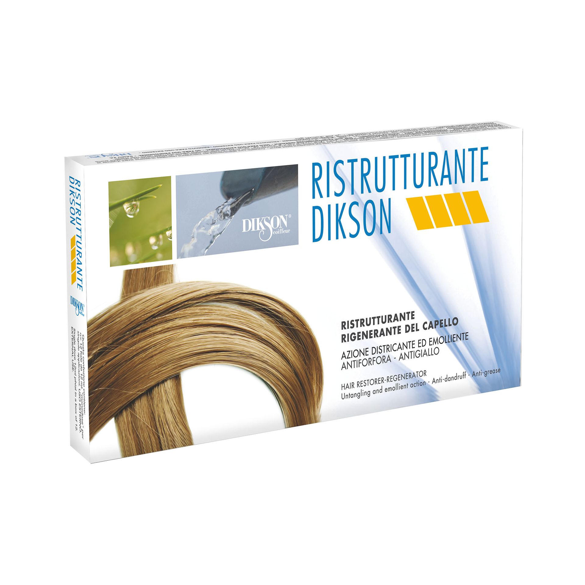 Tratamiento Reestructurante Regenerante 12ml x 12 - Dikson - Imagen 3