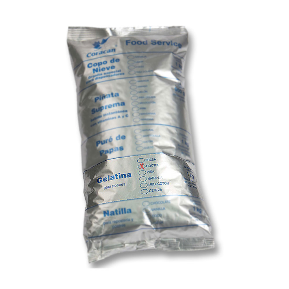 AFV04801 Gelatina de Coctel 1kg - Coracán - Imagen 1