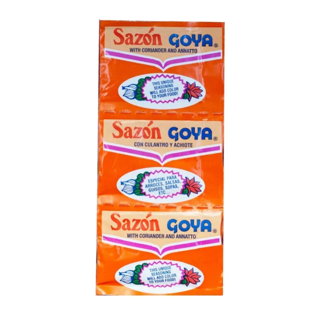 AFV04853-1 Sazón con Culantro y Achiote 3x180g/6.34oz - Goya - Imagen 1
