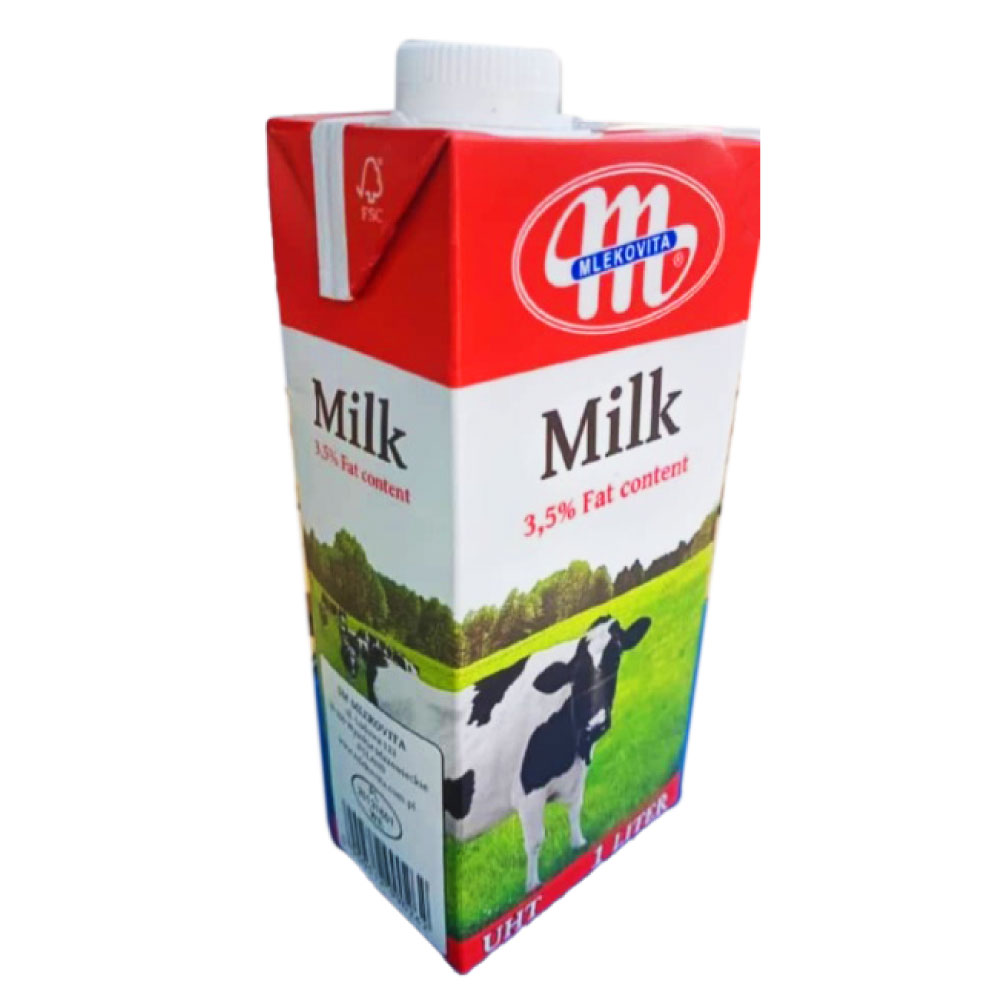 Leche 3.5% Contenido Grasa 1L - Mlekovita - Imagen 1