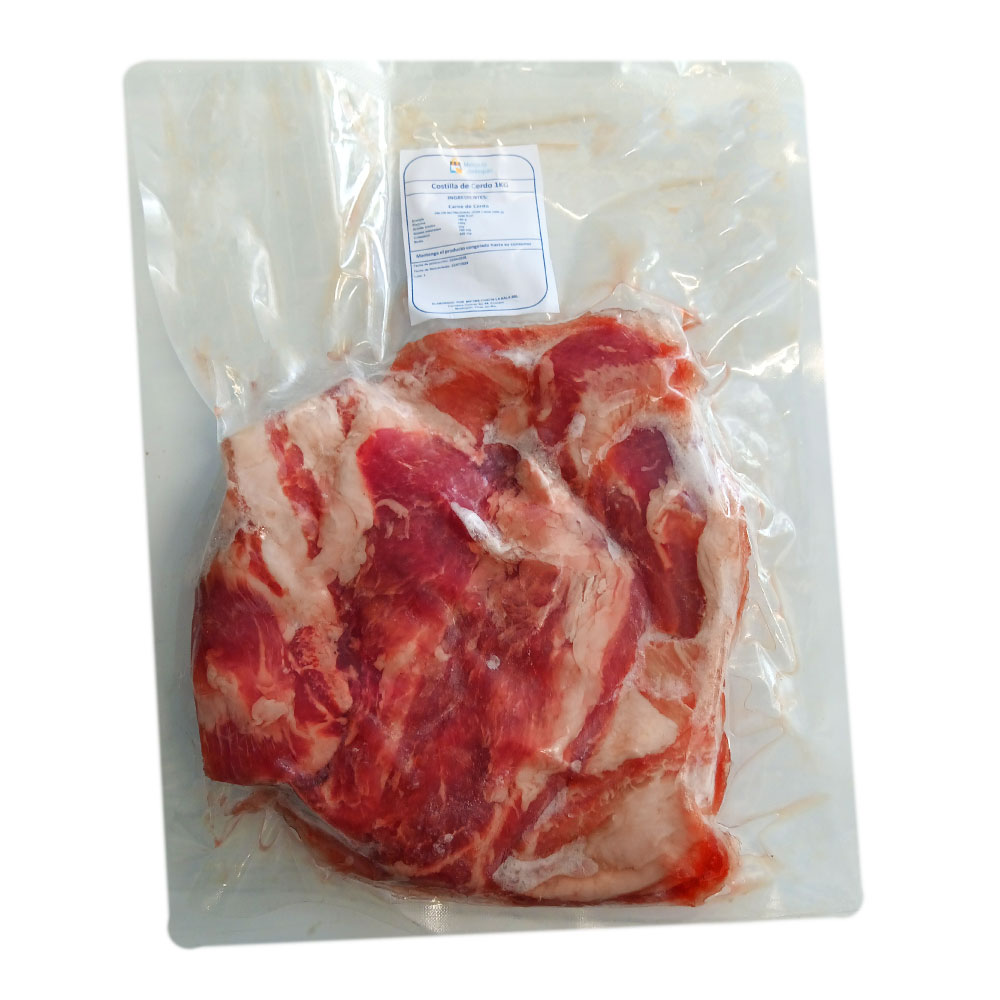 Costilla de Cerdo 1kg - Mercado Montequín - Imagen 1