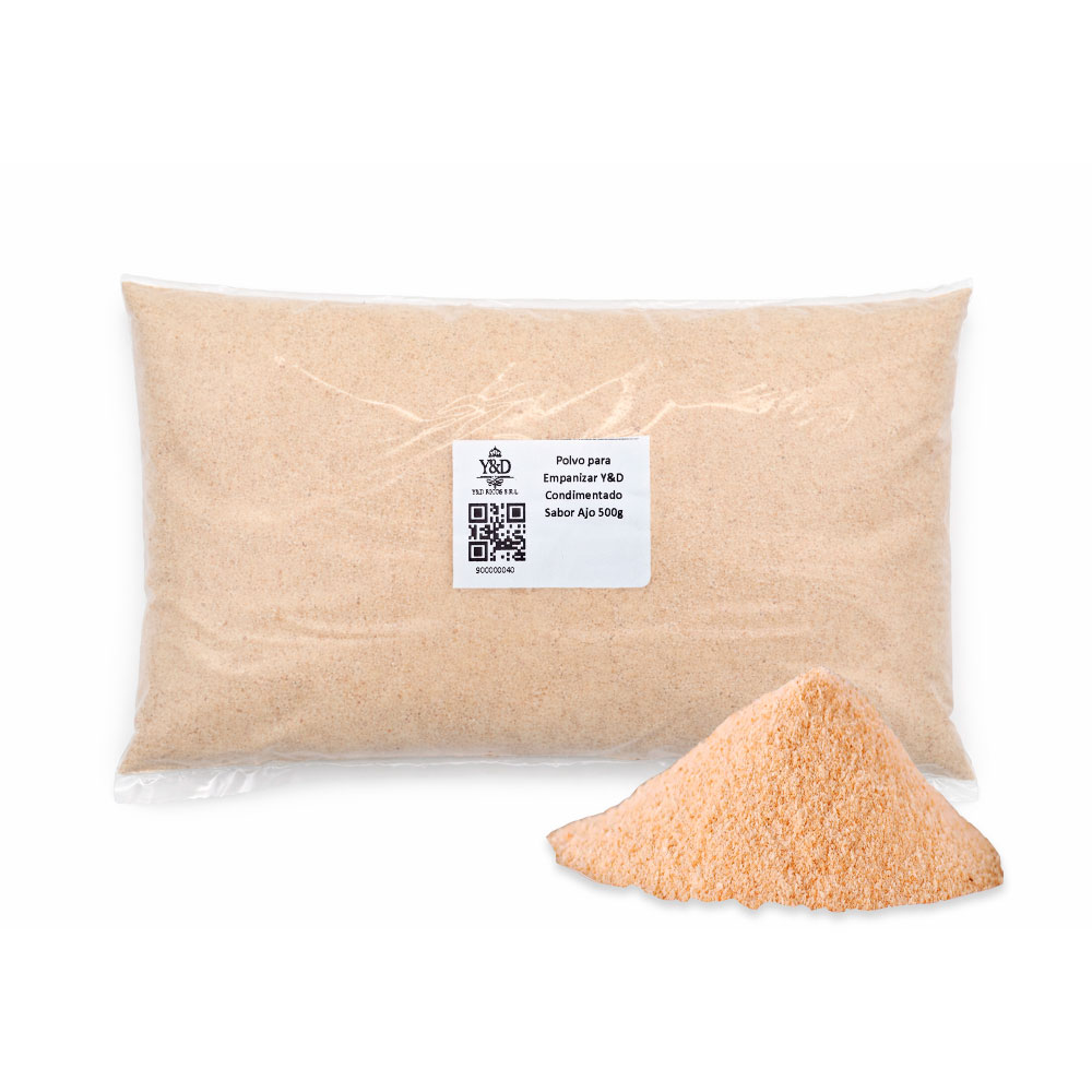 AFV04898 Polvo para Empanizar Condimentado Sabor Ajo 500g - Y&D - Imagen 1