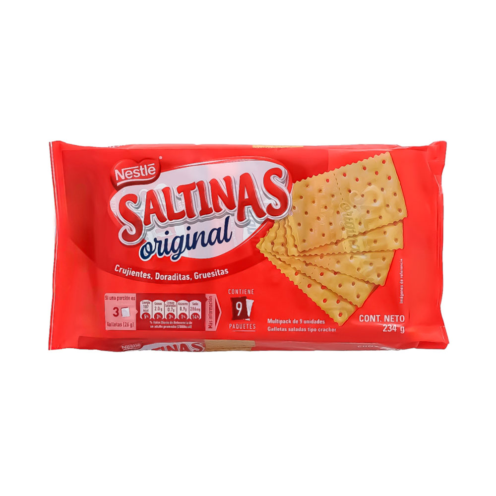 Galletas Saltinas Original 234g- Nestle - Imagen 1