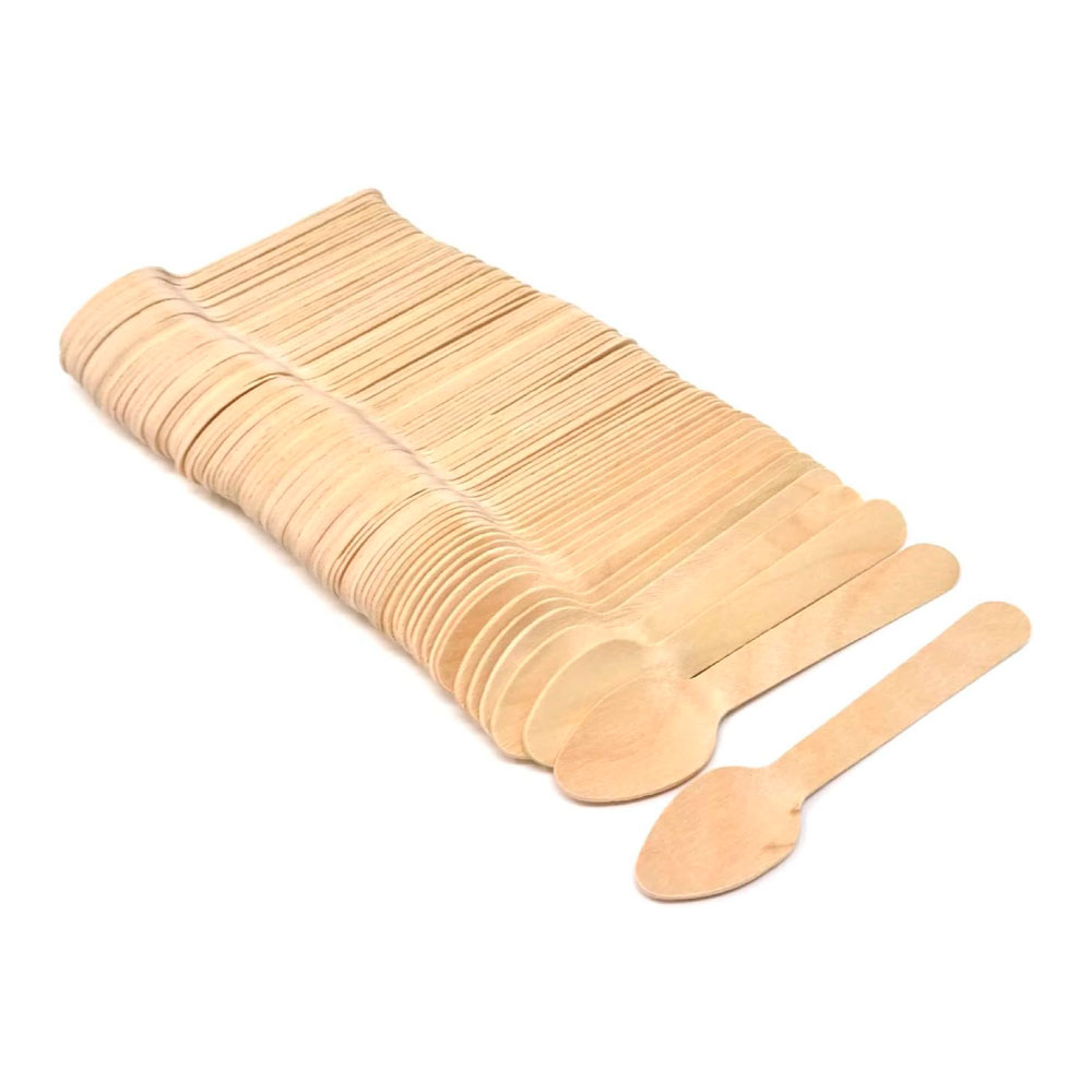 Cucharitas de Madera 75mm / 100u - Controlpack - Imagen 1