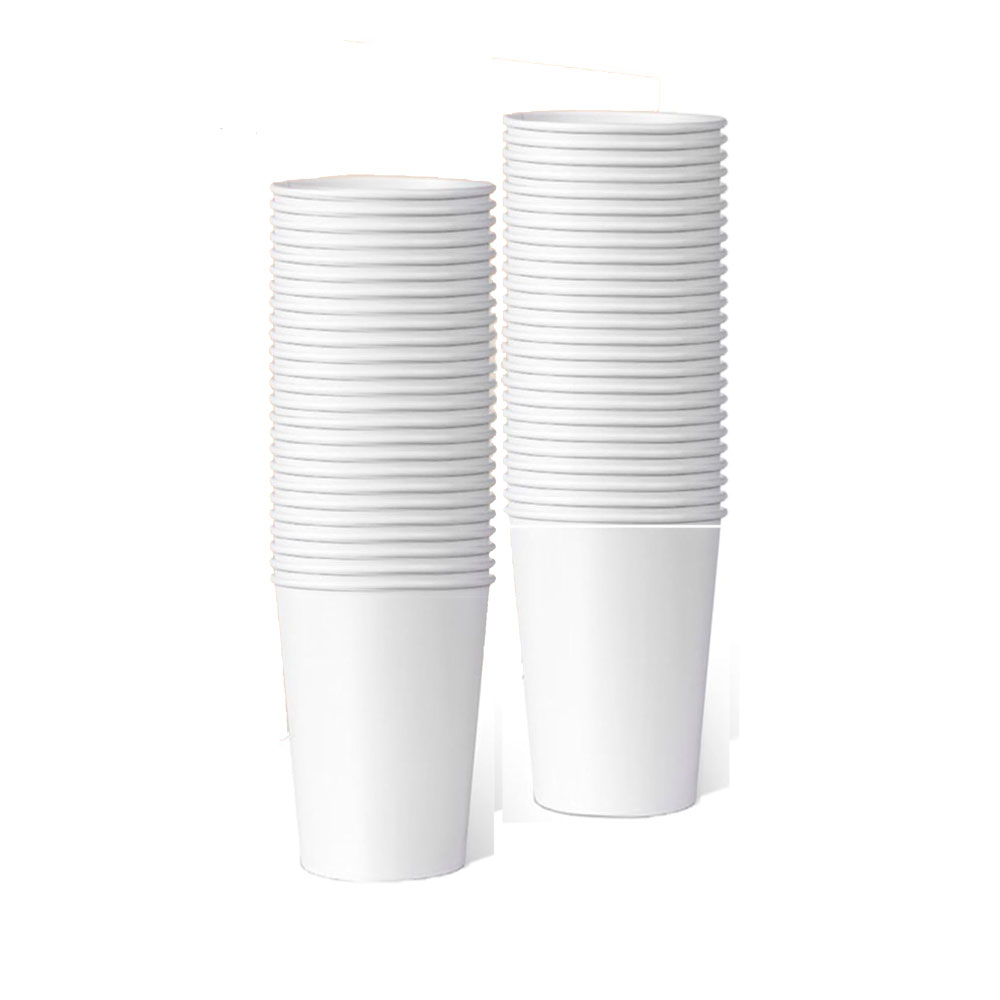 OTF00136 Vaso de Papel Blanco 10oz / 50u - Controlpack - Imagen 1