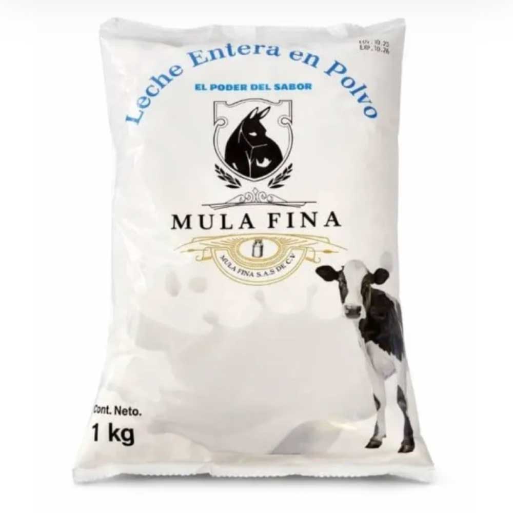 Leche entera en Polvo 1Kg - Mula Fina - Imagen 1
