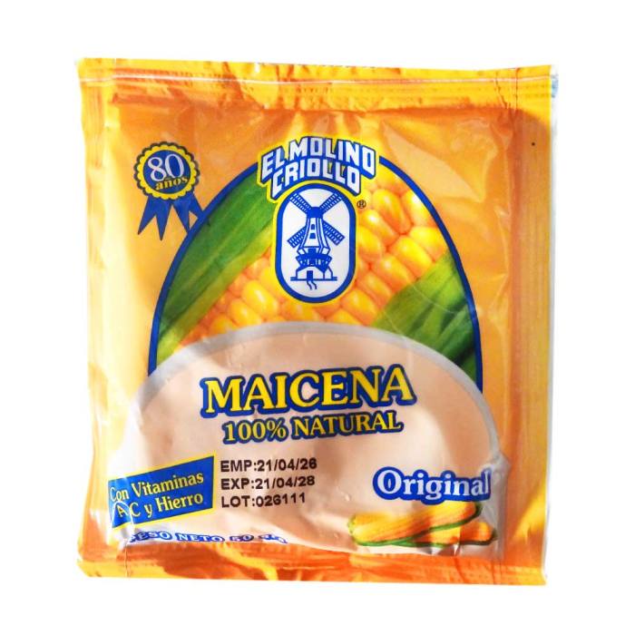 Maicena Natural 50g - El Molino Criollo - Imagen 1
