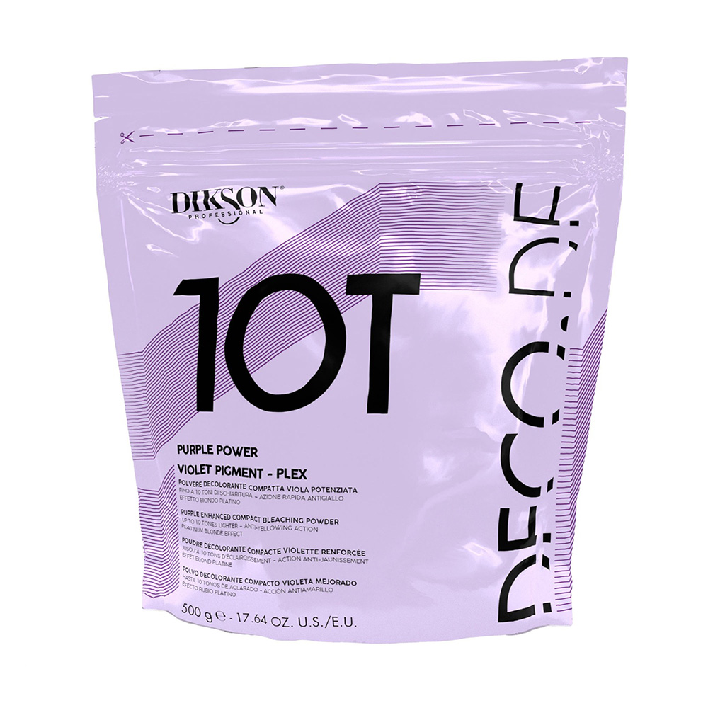 Decolorante En Polvo Potenciado Purple Power 10T - Dikson - Imagen 1