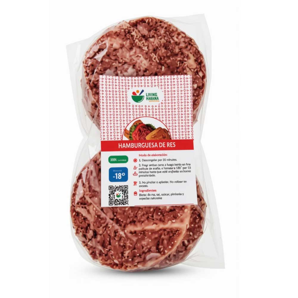AFV04982 Hamburguesas de Res 4u - Living Havana - Imagen 1
