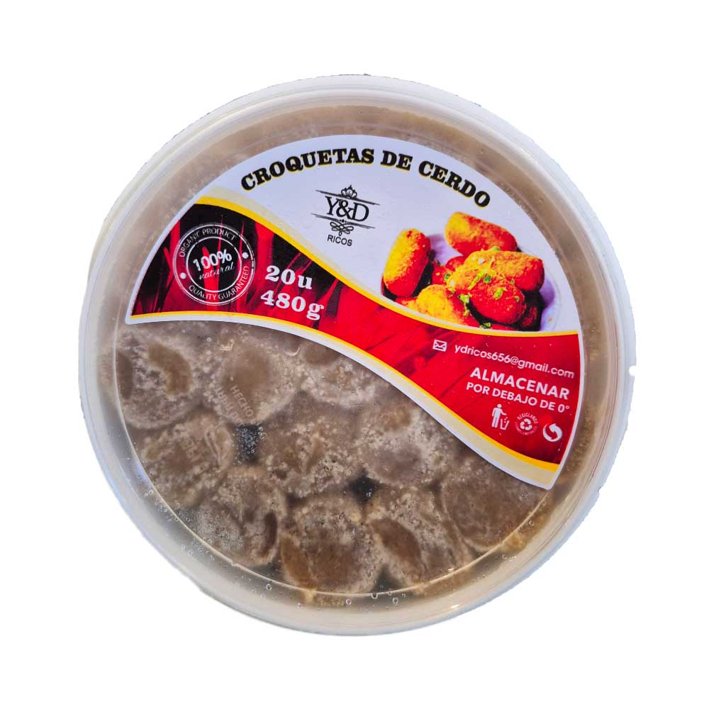 AFV05003 Croquetas de Cerdo 20 uds. 480g - Y&D - Imagen 1