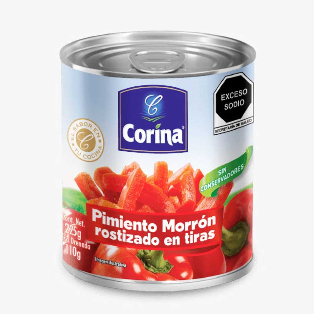 AFV05084 Pimentón Morrón Rostizado 225g - Corina - Imagen 1