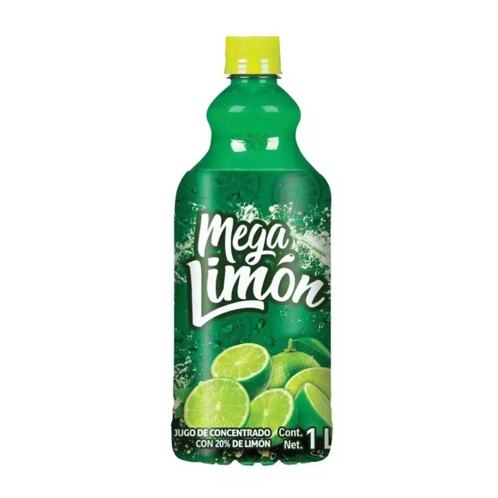 AFV05089 Mega Limón Zumo 20% Concentrado 1L - Mega Alimentos - Imagen 1