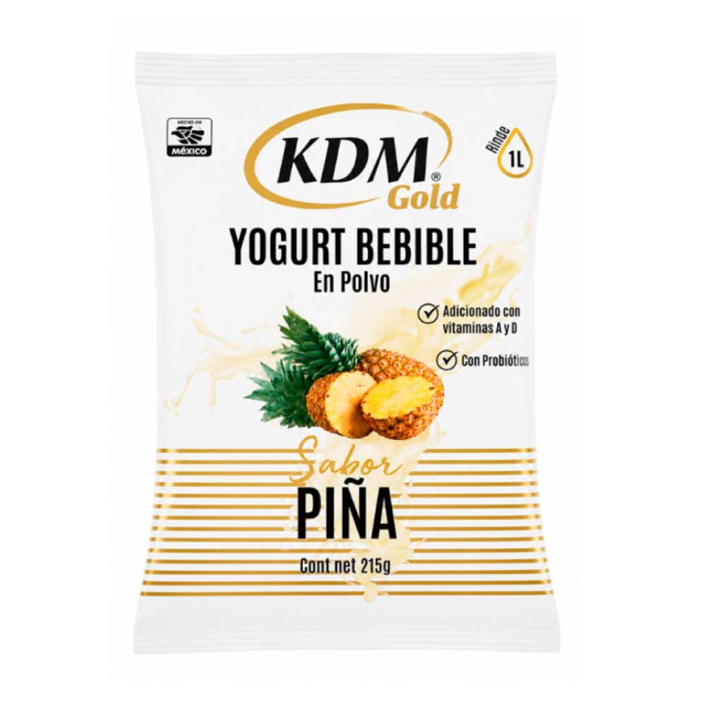 AFV05096 Yogurt Bebible en Polvo de Piña 215g - KDM Gold - Imagen 1