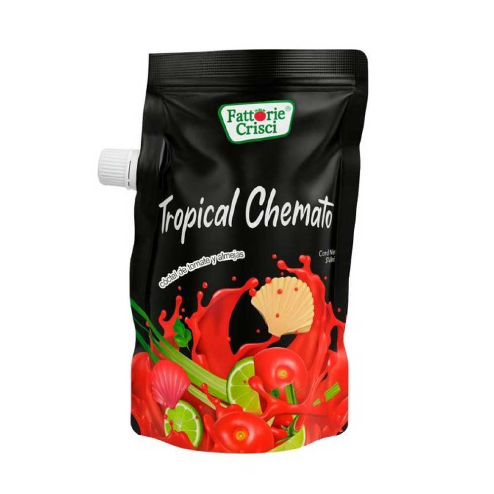 AFV05105 Kermato Tropical Cóctel de Tomate y Almejas 200ml - Fattorie Crisci - Imagen 1