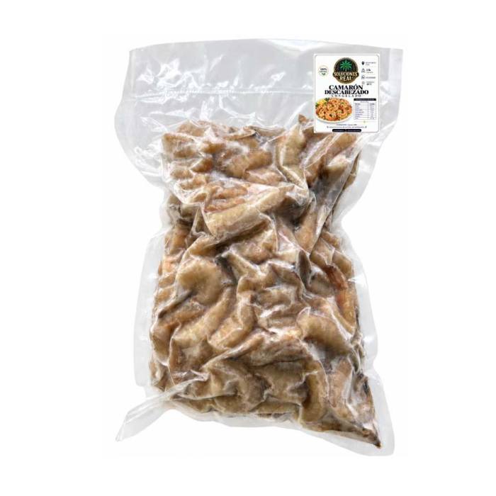 Camarón Descabezado 1Lb - Soluciones Real - Imagen 1