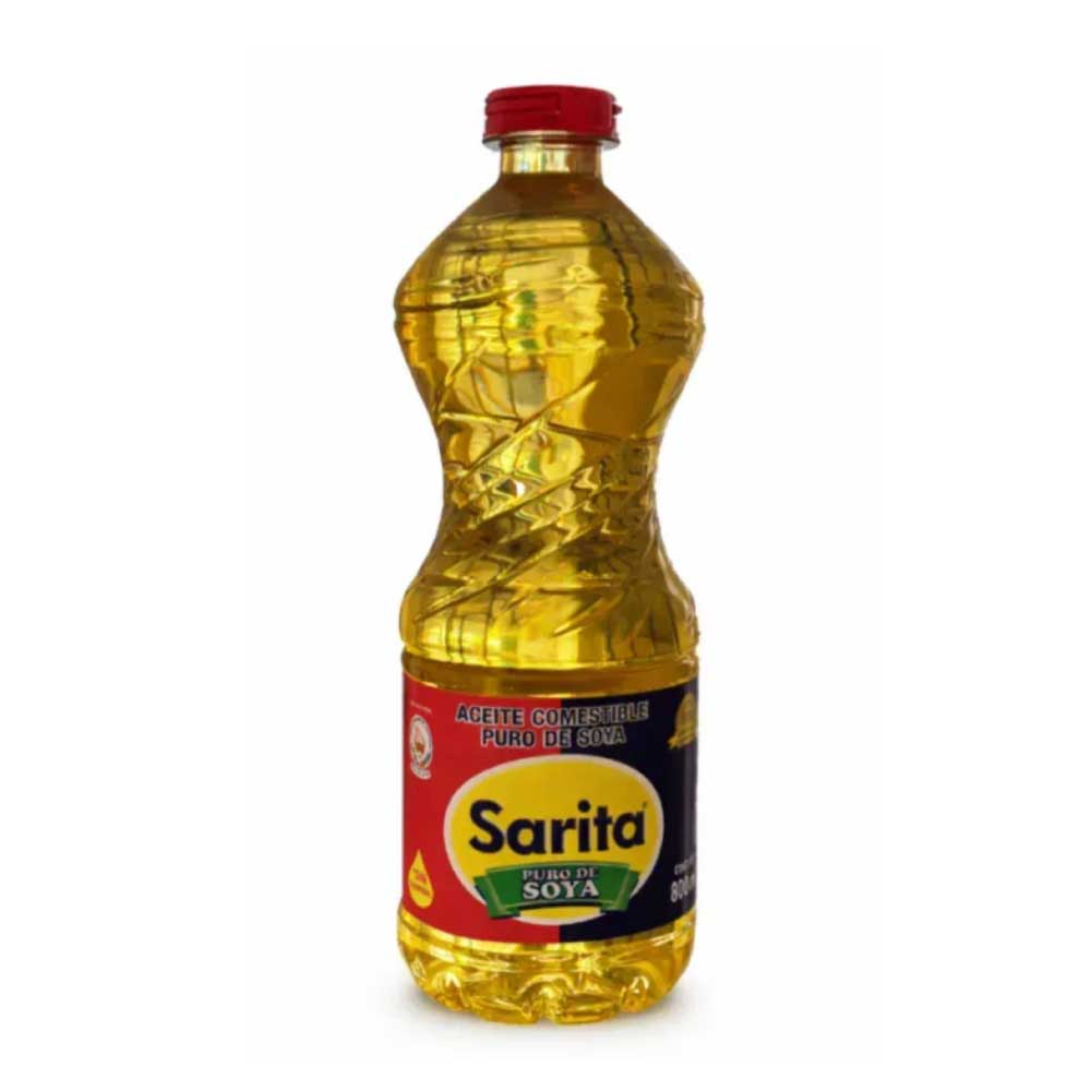 Aceite Vegetal de Soya 800ml - Sarita - Imagen 1