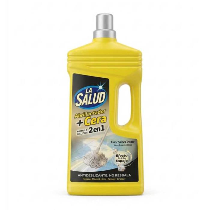 HFV01504 Limpiahogar (2 en 1) Abrillantador + Cera 1L - La Salud - Imagen 1
