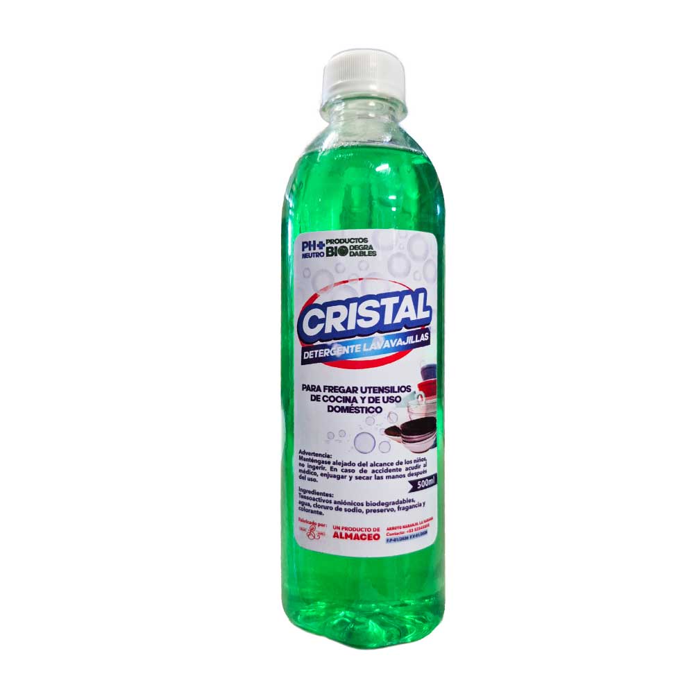HFV01479 Detergente Líquido Lavavajillas 500ml - Cristal - Imagen 1