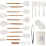 Set de Utensilios de Silicona 19 unidades Blanco - Kitchen & Dining - Imagen 2