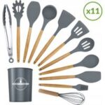 Set de Utensilios de Silicona 12 Unidades Gris - Kitchen & Dining - Imagen 2
